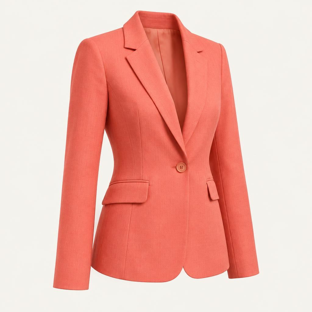 Foto original do blazer coral